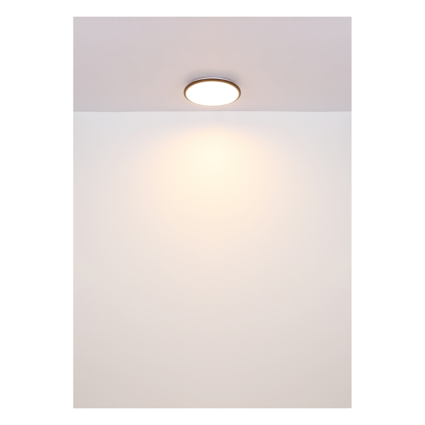 Globo - Plafón LED LED/18W/230V 3000K diá. 35 cm negro