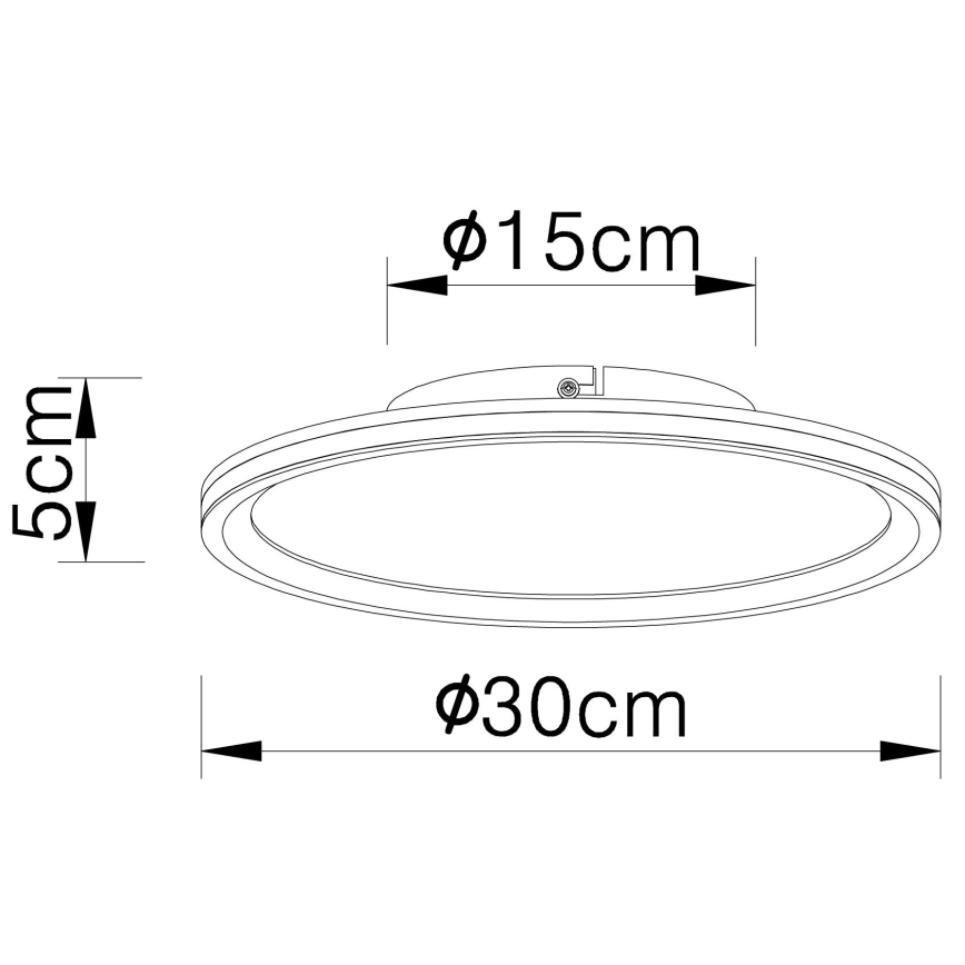 Globo - Plafón LED LED/30W/230V Ø 30 cm