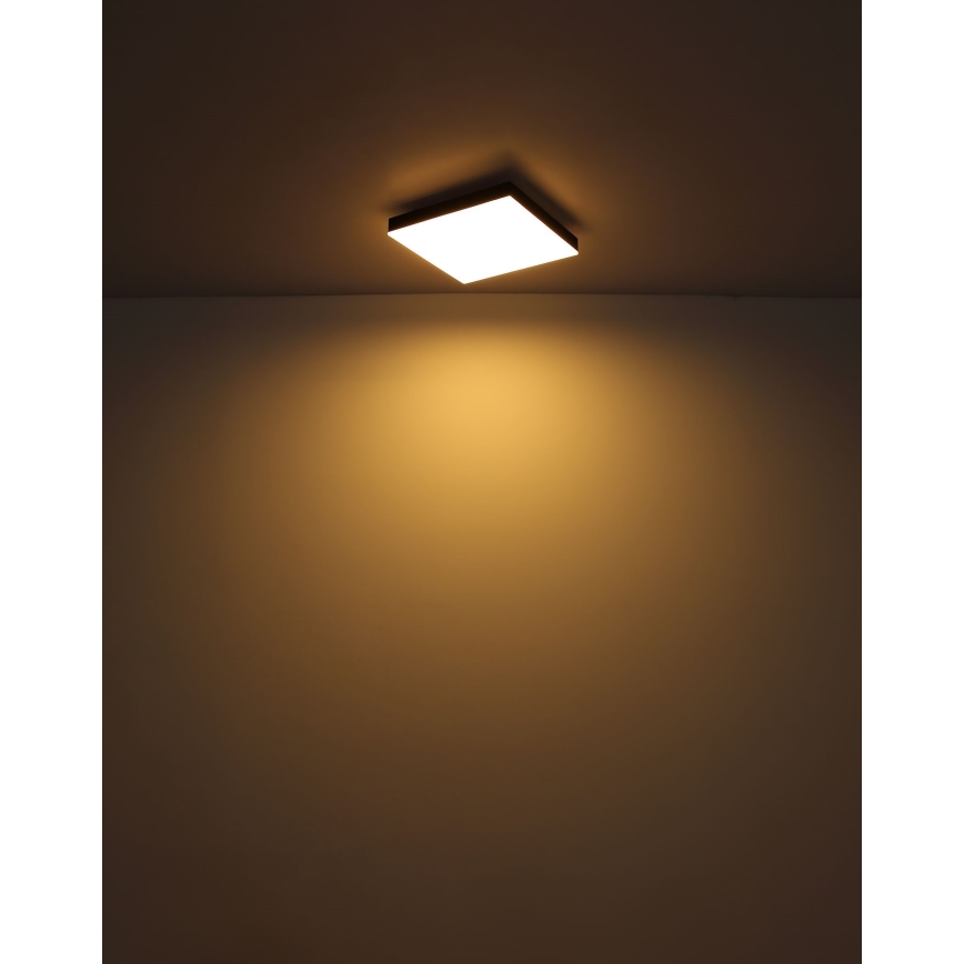 Globo - Plafón LED LED/18W/230V 30x30 cm negro