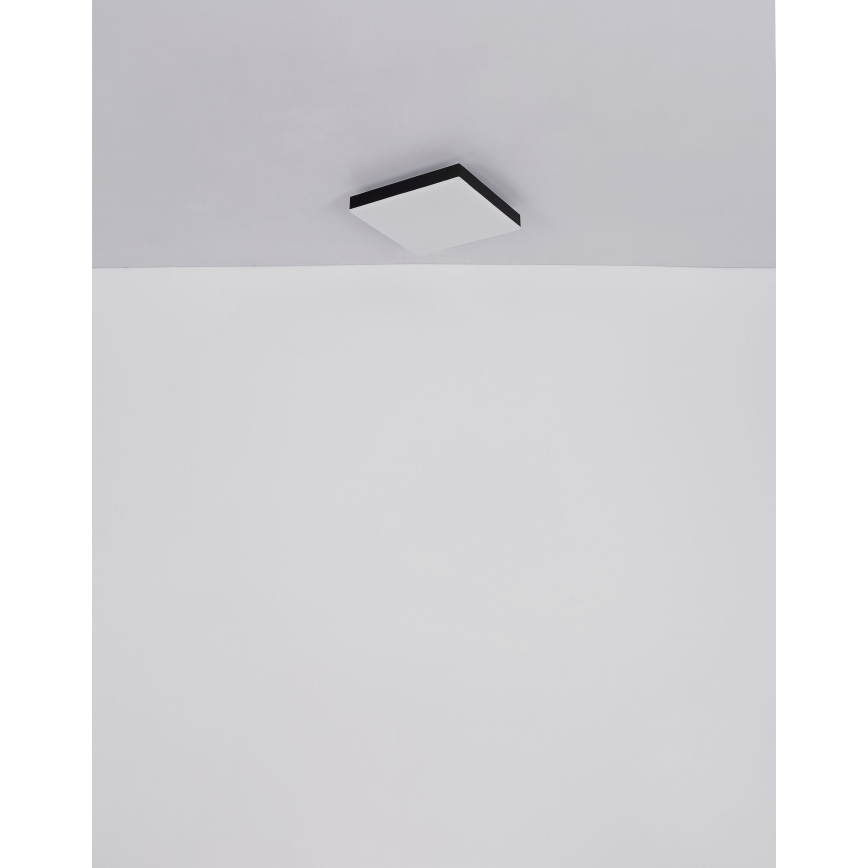 Globo - Plafón LED LED/18W/230V 30x30 cm negro
