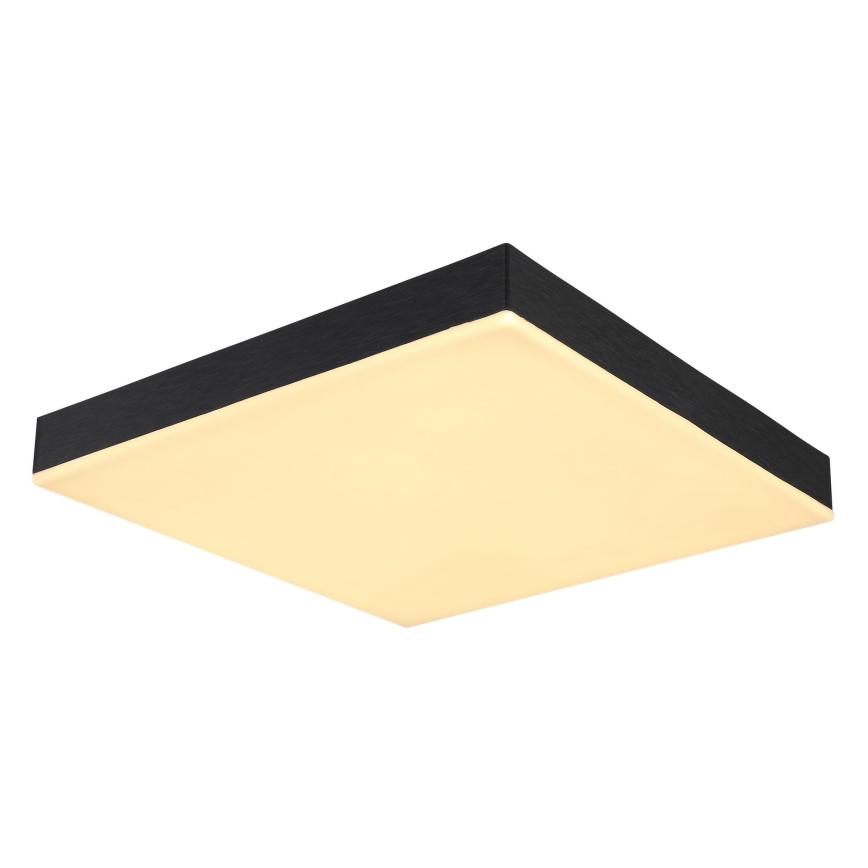 Globo - Plafón LED LED/18W/230V 30x30 cm negro