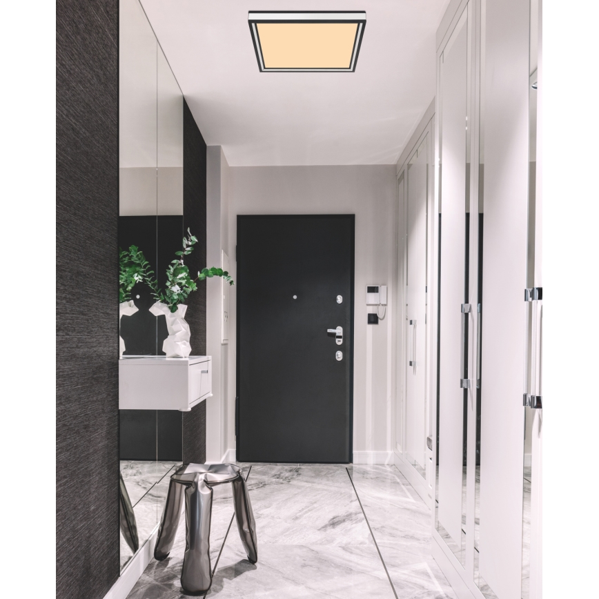 Globo - Lámpara de techo LED LED/12W/230V 30x30 cm negro/blanco