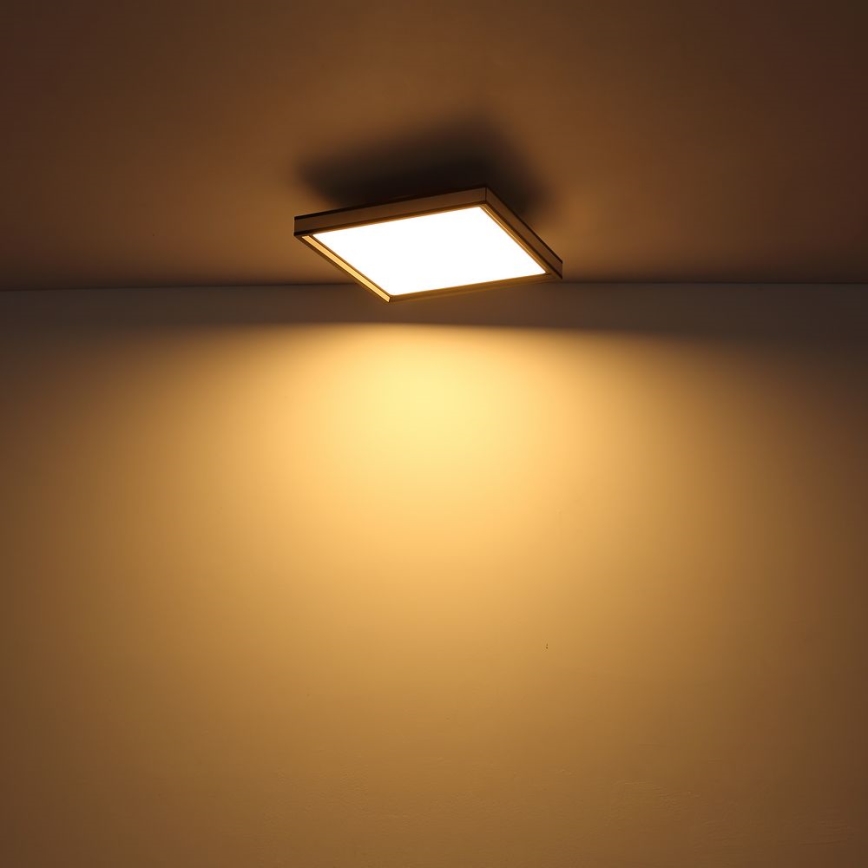 Globo - Lámpara de techo LED LED/12W/230V 30x30 cm negro/blanco