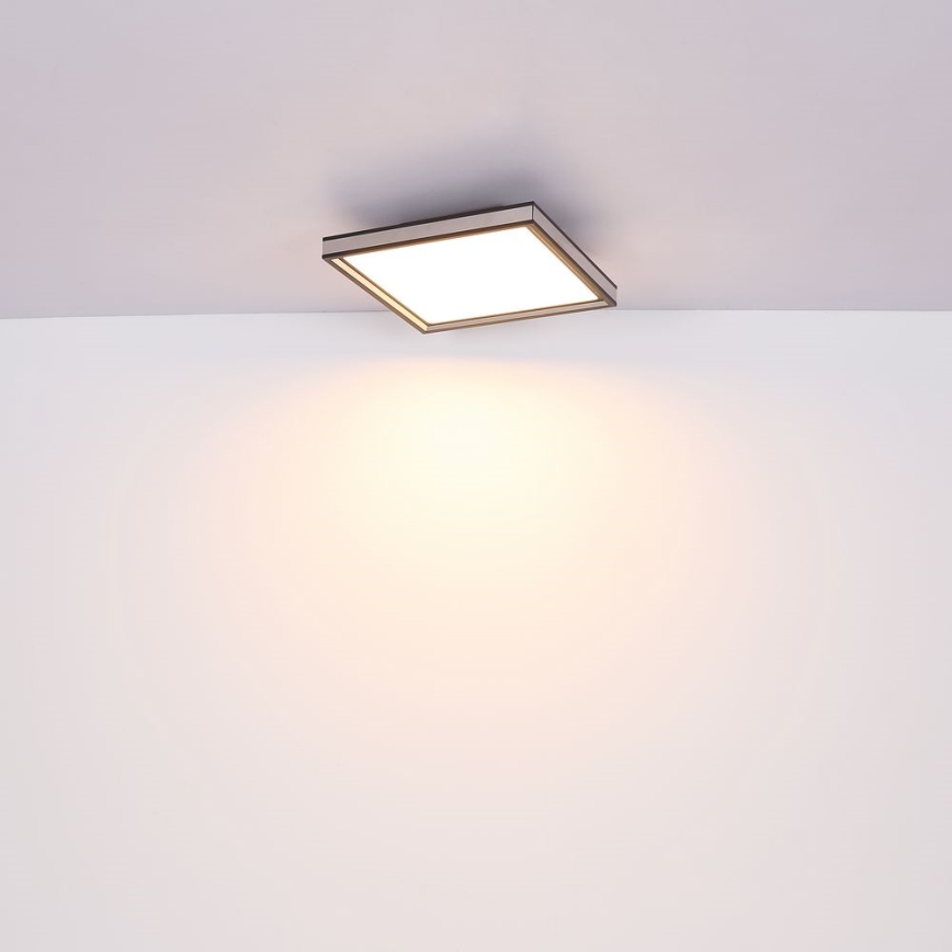 Globo - Lámpara de techo LED LED/12W/230V 30x30 cm negro/blanco