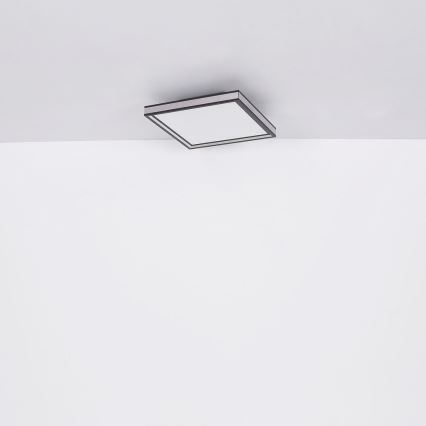 Globo - Lámpara de techo LED LED/12W/230V 30x30 cm negro/blanco