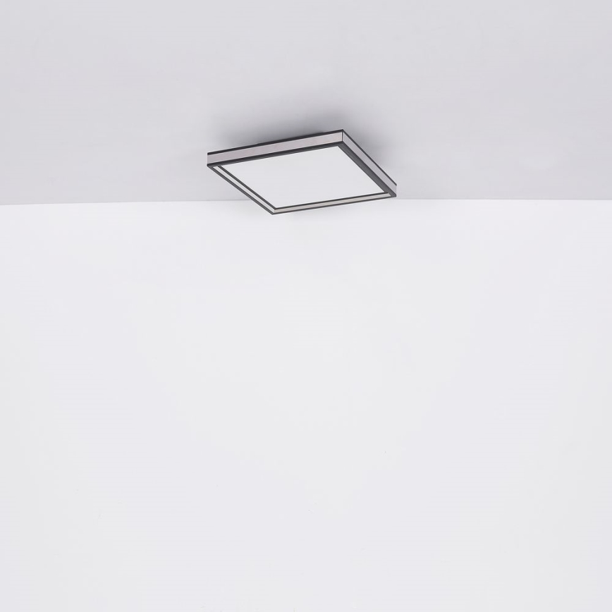 Globo - Lámpara de techo LED LED/12W/230V 30x30 cm negro/blanco