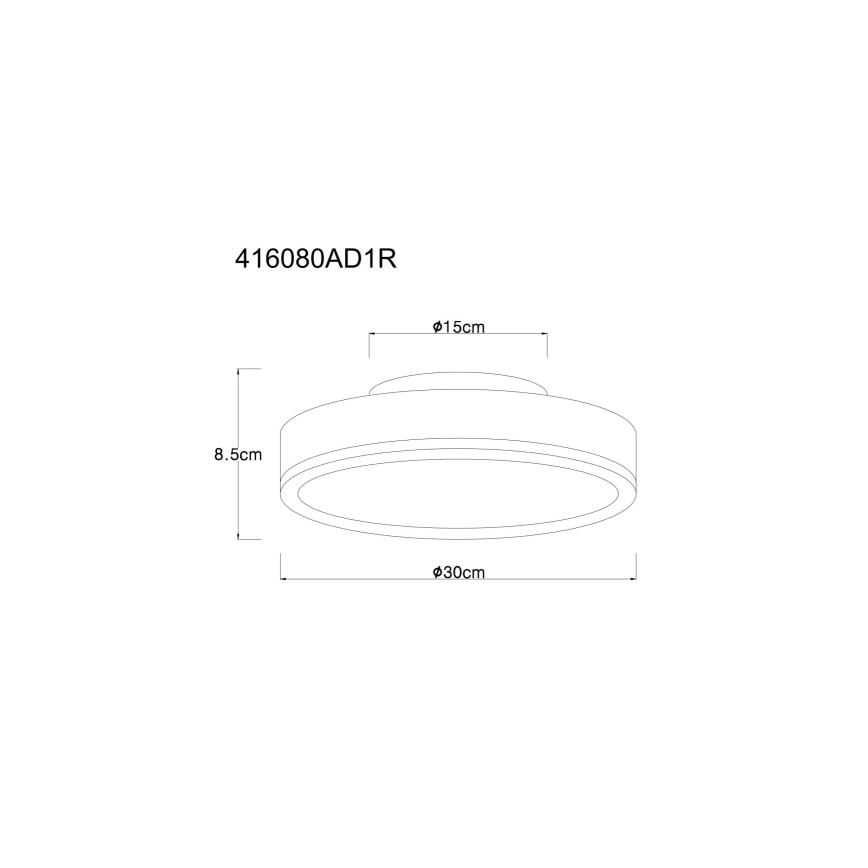 Globo - Plafón LED LED/12W/230V 3000K diá. 30 cm