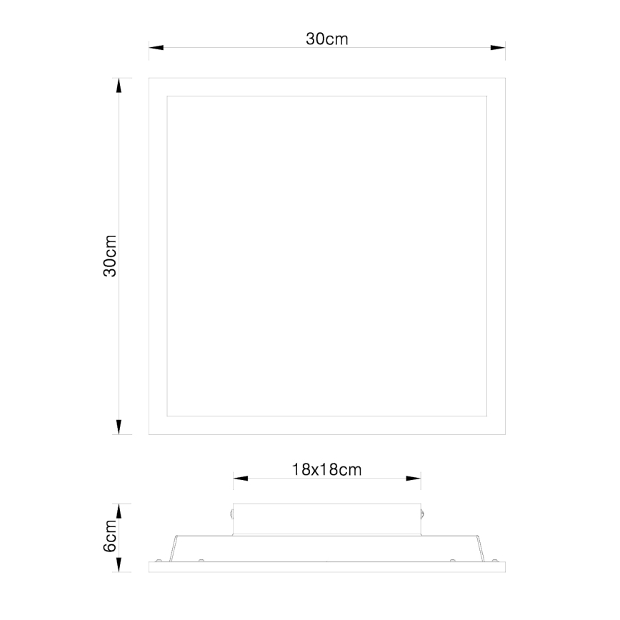Globo - Plafón LED LED/12W/230V