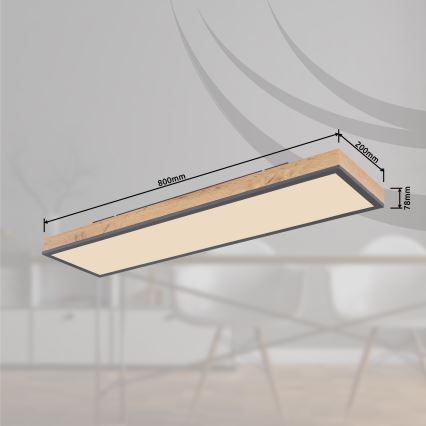 Globo - Plafón LED regulable LED/24W/230V 2700-6500K + control remoto