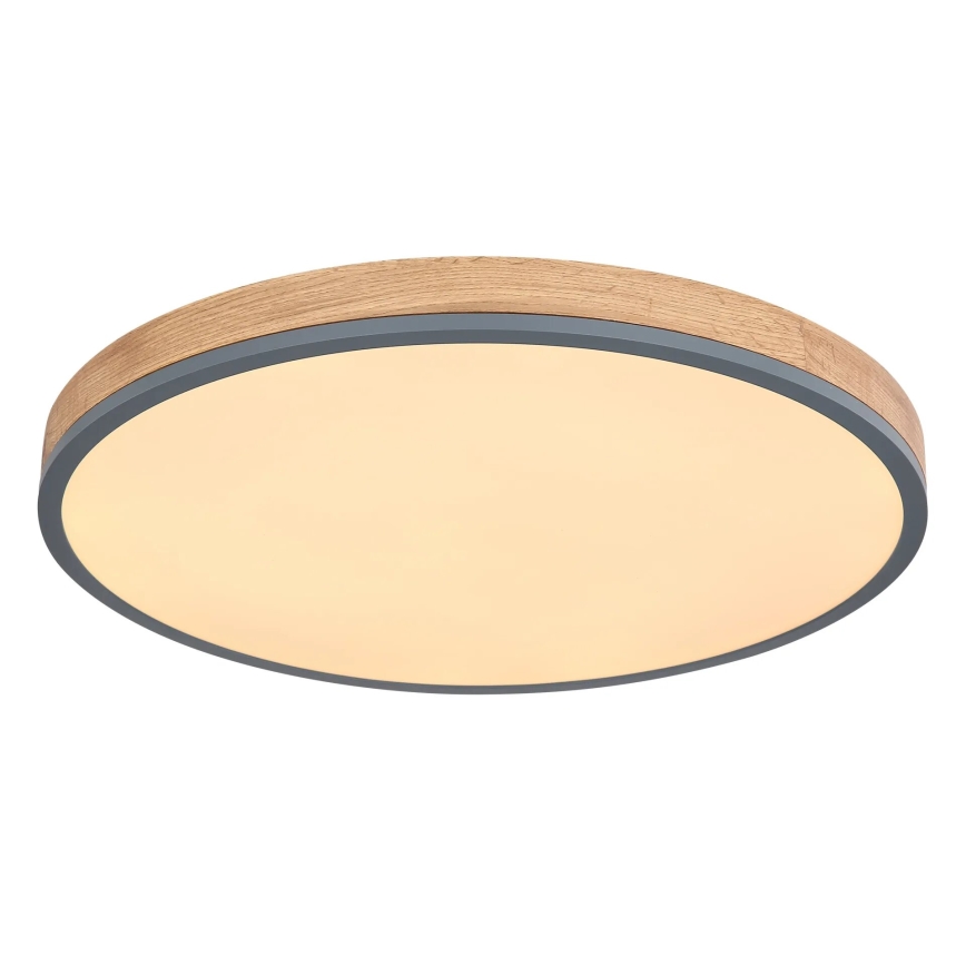 Globo - Plafón LED regulable LED/40W/230V 2700-6500K diá. 60 cm + control remoto marrón/gris