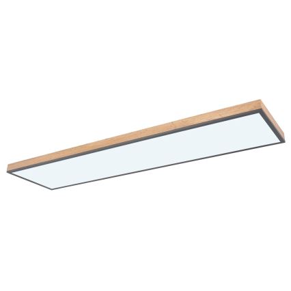 Globo - Plafón LED regulable LED/36W/230V 2700-6500K + control remoto marrón/gris