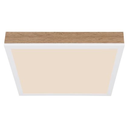 Globo - Plafón LED LED/12W/230V 30x30 cm marrón