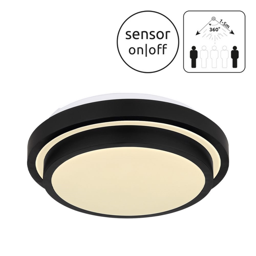 Globo - Lámpara de baño LED con sensor LED/18W/230V IP44