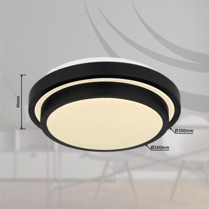 Globo - Lámpara de baño LED con sensor LED/18W/230V IP44