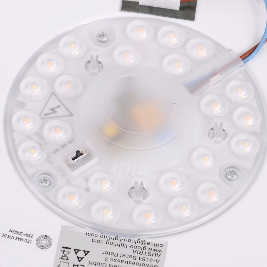 Globo - Lámpara de techo LED LED/12W/230V 307 mm 3000/4500/6000K