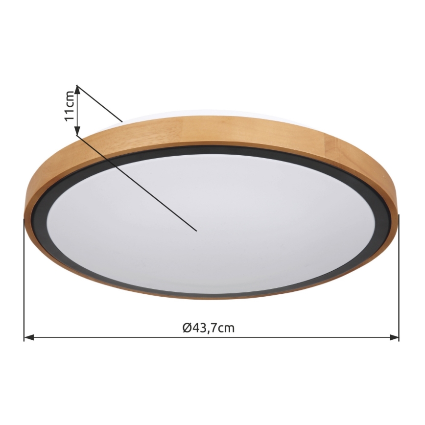 Globo - Plafón LED LED/24W/230V 3000/4500/6000K diá. 43,7 cm