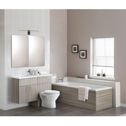 Globo - Iluminación LED para espejos de baño LED/10W/230V 60,8 cm IP44 negro