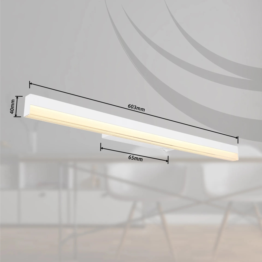 Globo - Aplique LED LED/12W/230V 3000/6000K 60 cm blanco