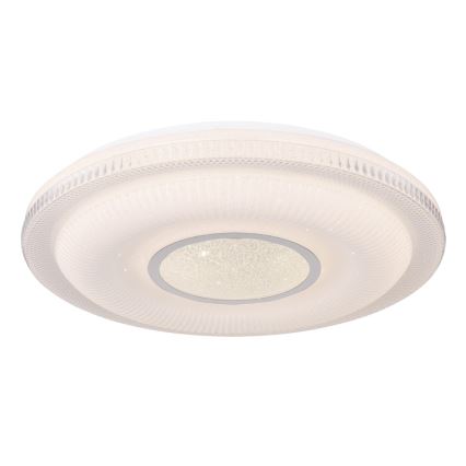 Globo - Lámpara de techo LED regulable LED/30W/230V 3000-6500K diámetro 50 cm blanca Wi-Fi Tuya + mando a distancia