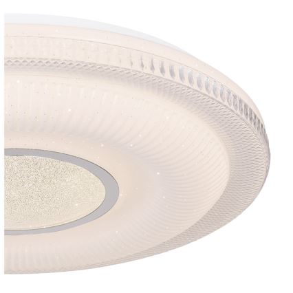 Globo - Lámpara de techo LED regulable LED/30W/230V 3000-6500K diámetro 50 cm blanca Wi-Fi Tuya + mando a distancia