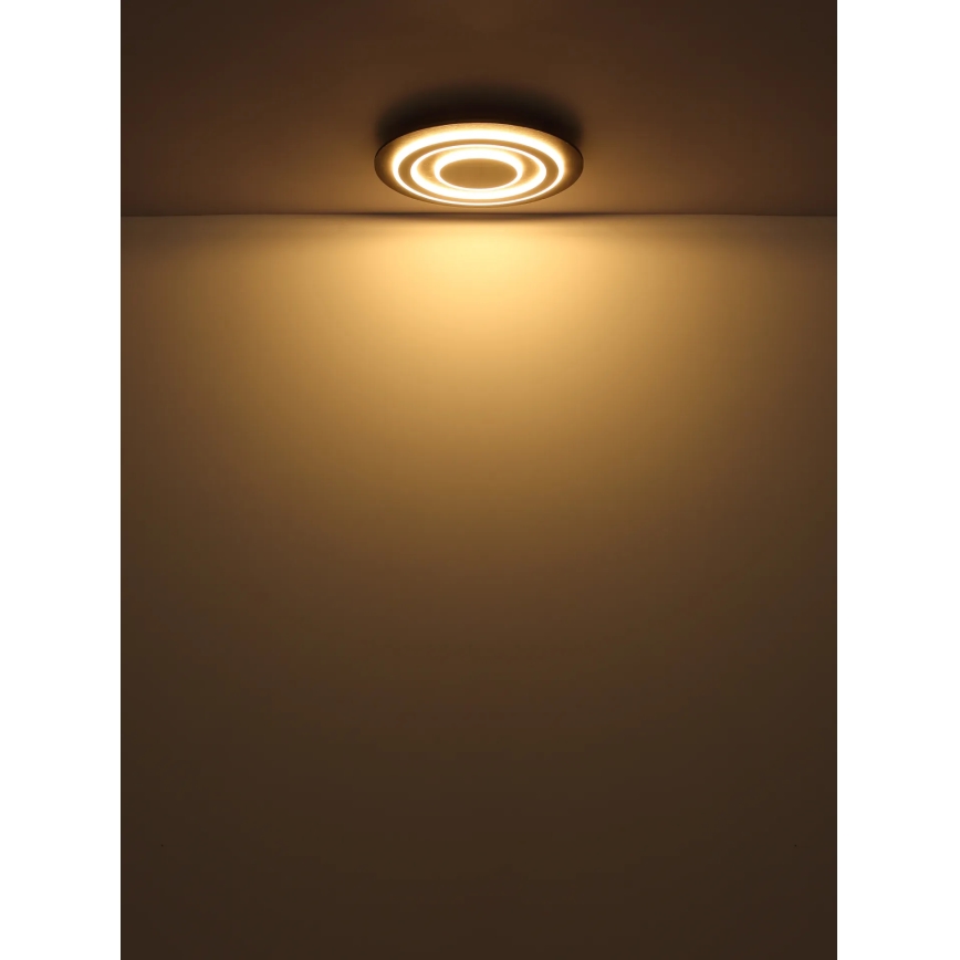Globo - Plafón LED LED/24W/230V 3000K diá. 32 cm antracita