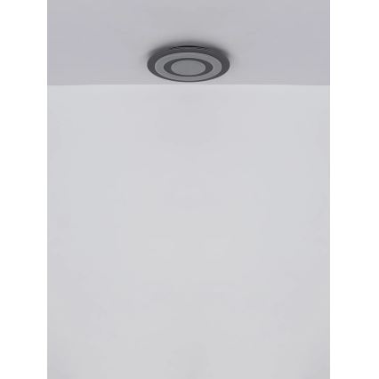 Globo - Plafón LED LED/24W/230V 3000K diá. 32 cm antracita