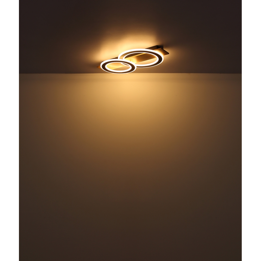 Globo - Plafón LED LED/40W/230V marrón