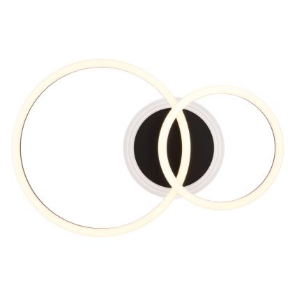 Globo - Lámpara de techo LED LED/30W/230V 2700/4500/6500K Ø 33x50 cm negra