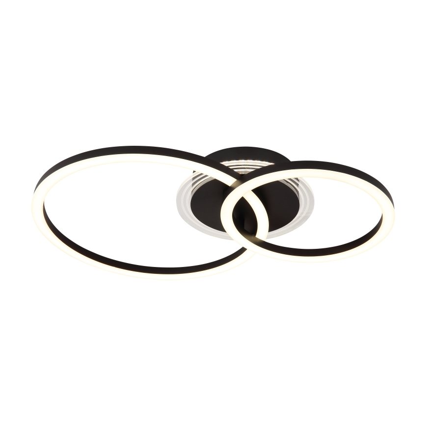 Globo - Plafón LED LED/30W/230V 2700/4500/6500K diá. 33x50 cm negro
