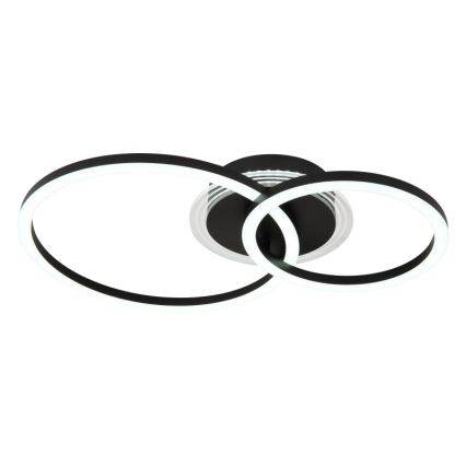 Globo - Plafón LED LED/30W/230V 2700/4500/6500K diá. 33x50 cm negro