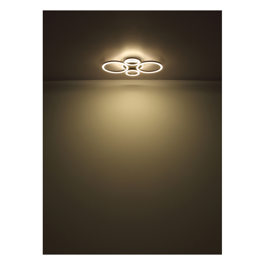 Globo - Lámpara de techo LED LED/40W/230V 2700/4500/6500K Ø 35,5x53 cm negra