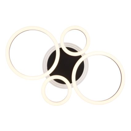 Globo - Lámpara de techo LED LED/40W/230V 2700/4500/6500K Ø 35,5x53 cm negra