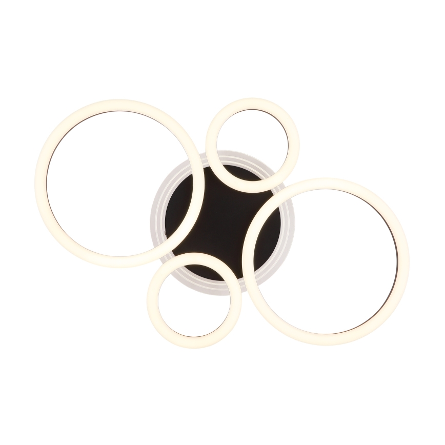 Globo - Lámpara de techo LED LED/40W/230V 2700/4500/6500K Ø 35,5x53 cm negra