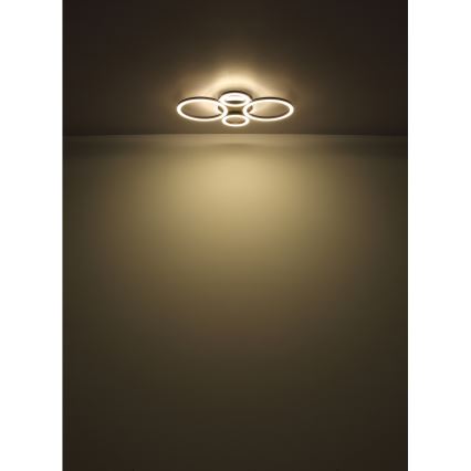 Globo - Plafón LED LED/40W/230V 2700/4500/6500K diá. 35,5x53 cm negro