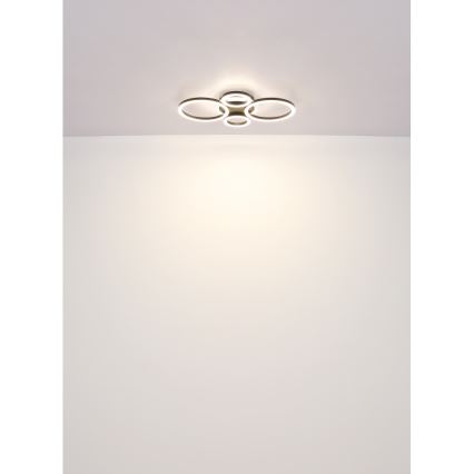 Globo - Plafón LED LED/40W/230V 2700/4500/6500K diá. 35,5x53 cm negro