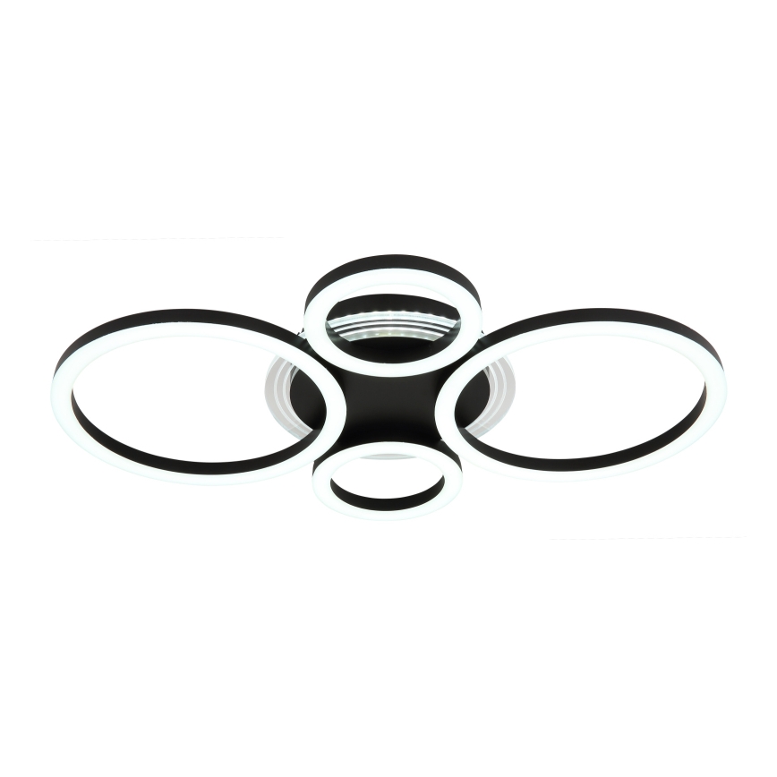 Globo - Plafón LED LED/40W/230V 2700/4500/6500K diá. 35,5x53 cm negro