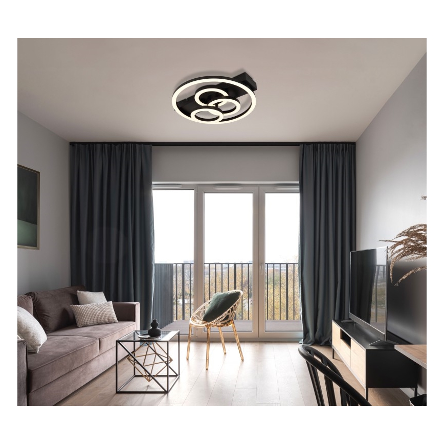 Globo - Lámpara de techo LED regulable LED/40W/230V 2700-6500K Ø 35x33 cm + mando a distancia