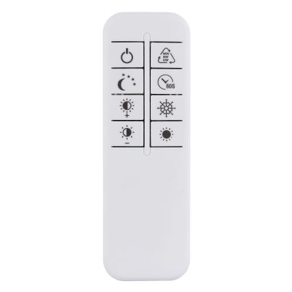 Globo - Lámpara colgante LED regulable con cable LED/54W/230V 2700-6500K Ø 60 cm negra + mando a distancia