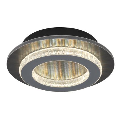 Globo - Plafón LED/12W/230V 3000/4000/6500K, diámetro 20 cm, antracita