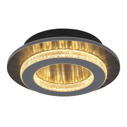 Globo - Plafón LED/12W/230V 3000/4000/6500K, diámetro 20 cm, antracita