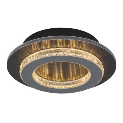 Globo - Plafón LED/12W/230V 3000/4000/6500K, diámetro 20 cm, antracita