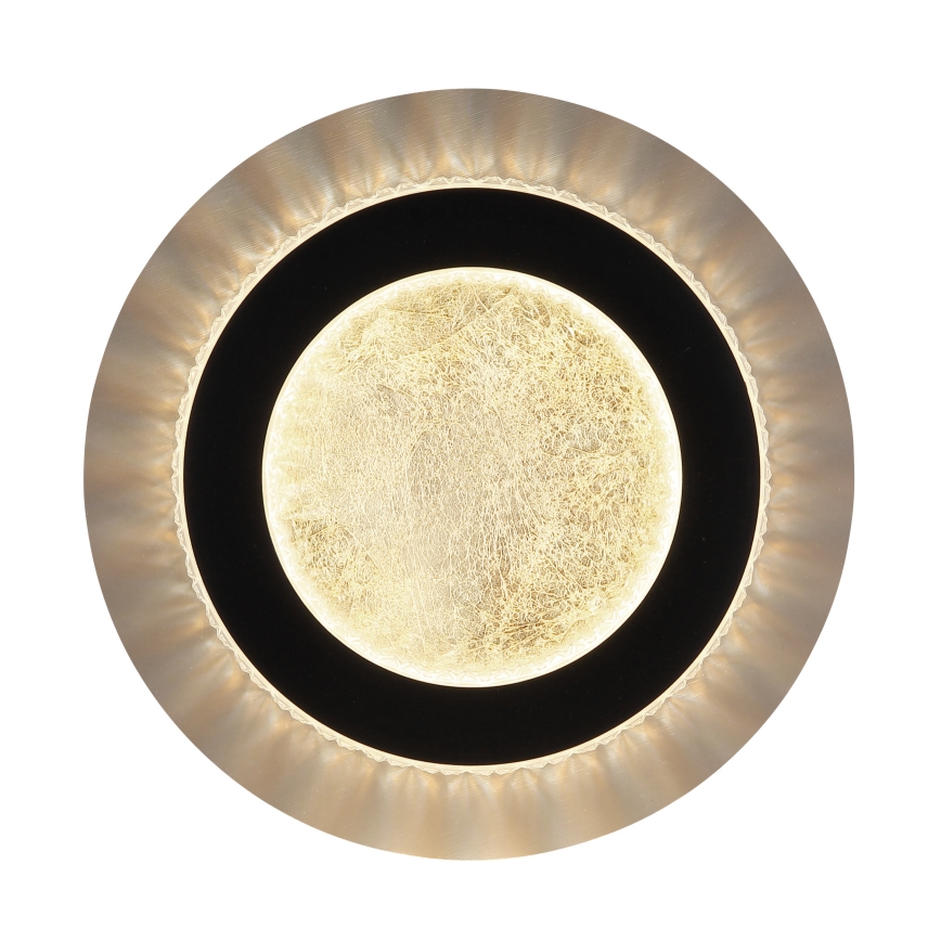 Globo - Lámpara de techo LED/12W/230V 3000/4000/6500K Ø 20 cm negra