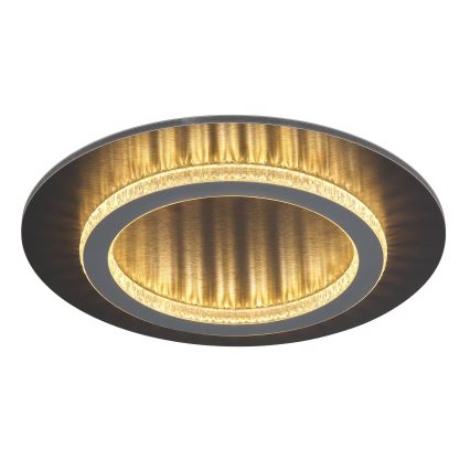 Globo - Plafón LED 24W/230V 3000/4000/6500K Ø 35 cm antracita