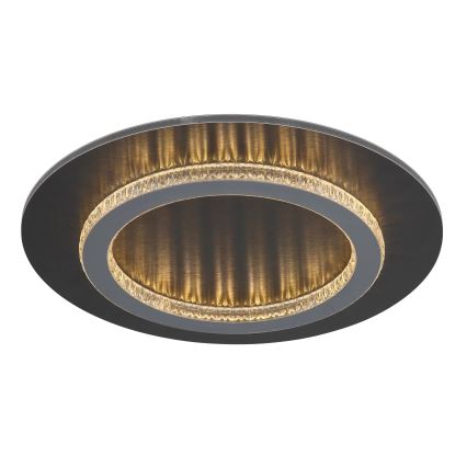 Globo - Plafón LED 24W/230V 3000/4000/6500K Ø 35 cm antracita