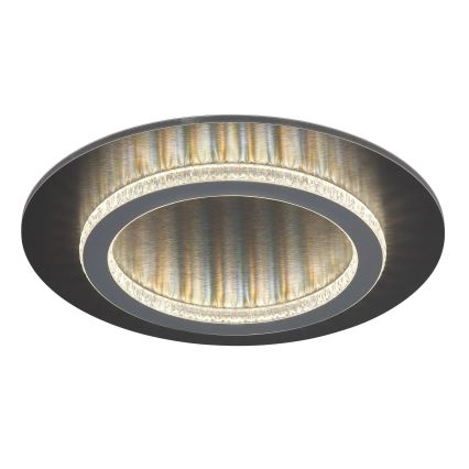 Globo - Plafón LED 24W/230V 3000/4000/6500K Ø 35 cm antracita