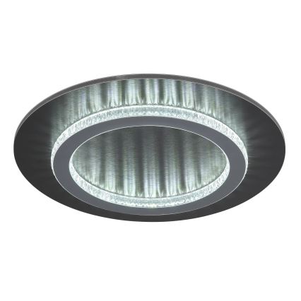 Globo - Plafón LED 24W/230V 3000/4000/6500K Ø 35 cm antracita