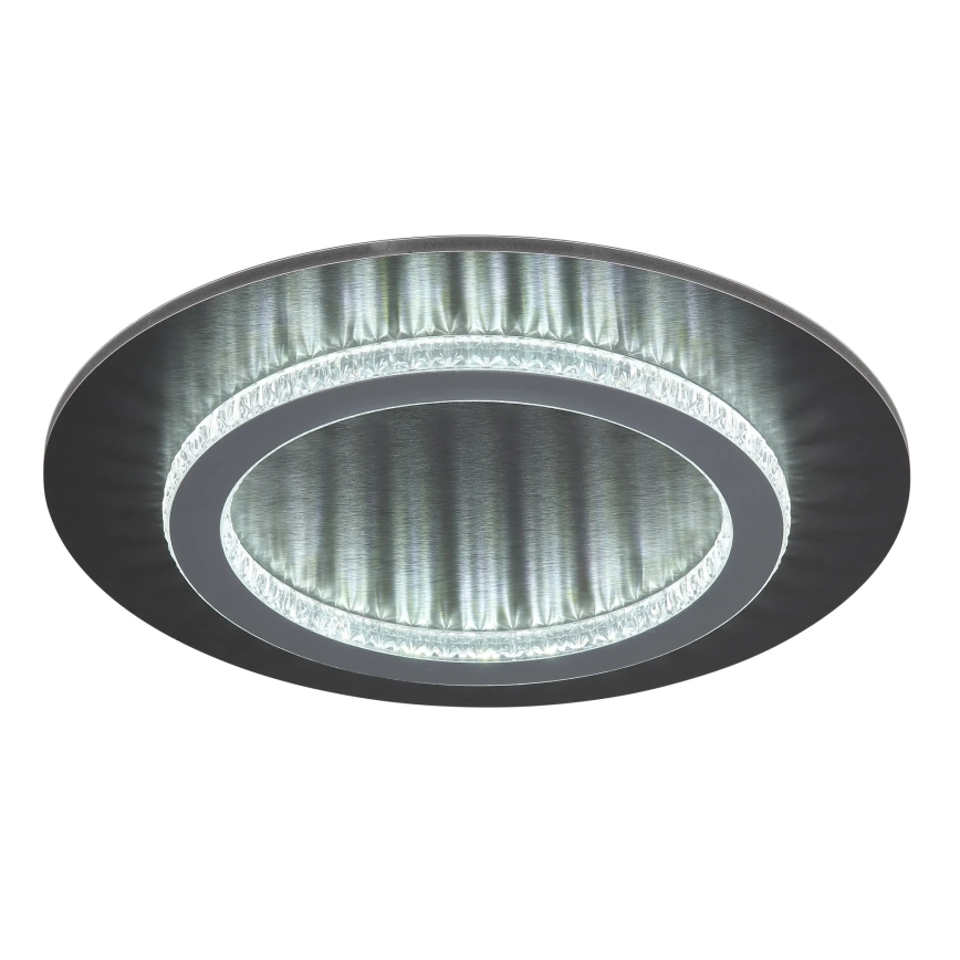 Globo - Plafón LED 24W/230V 3000/4000/6500K Ø 35 cm antracita