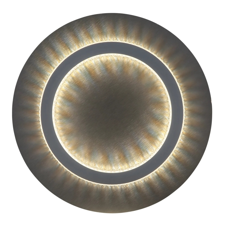 Globo - Plafón LED 24W/230V 3000/4000/6500K Ø 35 cm antracita