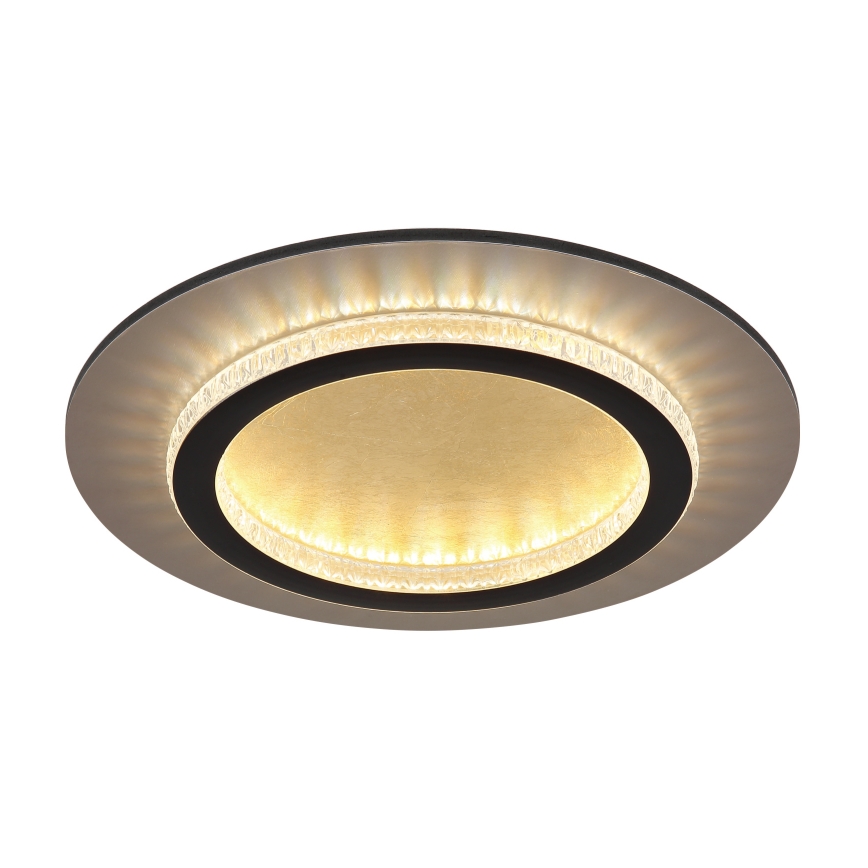 Globo - Plafón LED de techo 24W/230V 3000/4000/6500K Ø 35 cm negro