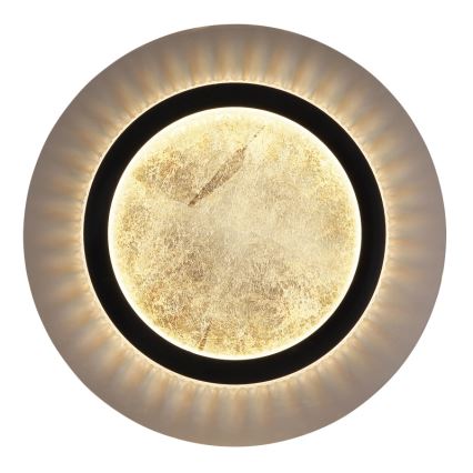 Globo - Plafón LED de techo 24W/230V 3000/4000/6500K Ø 35 cm negro